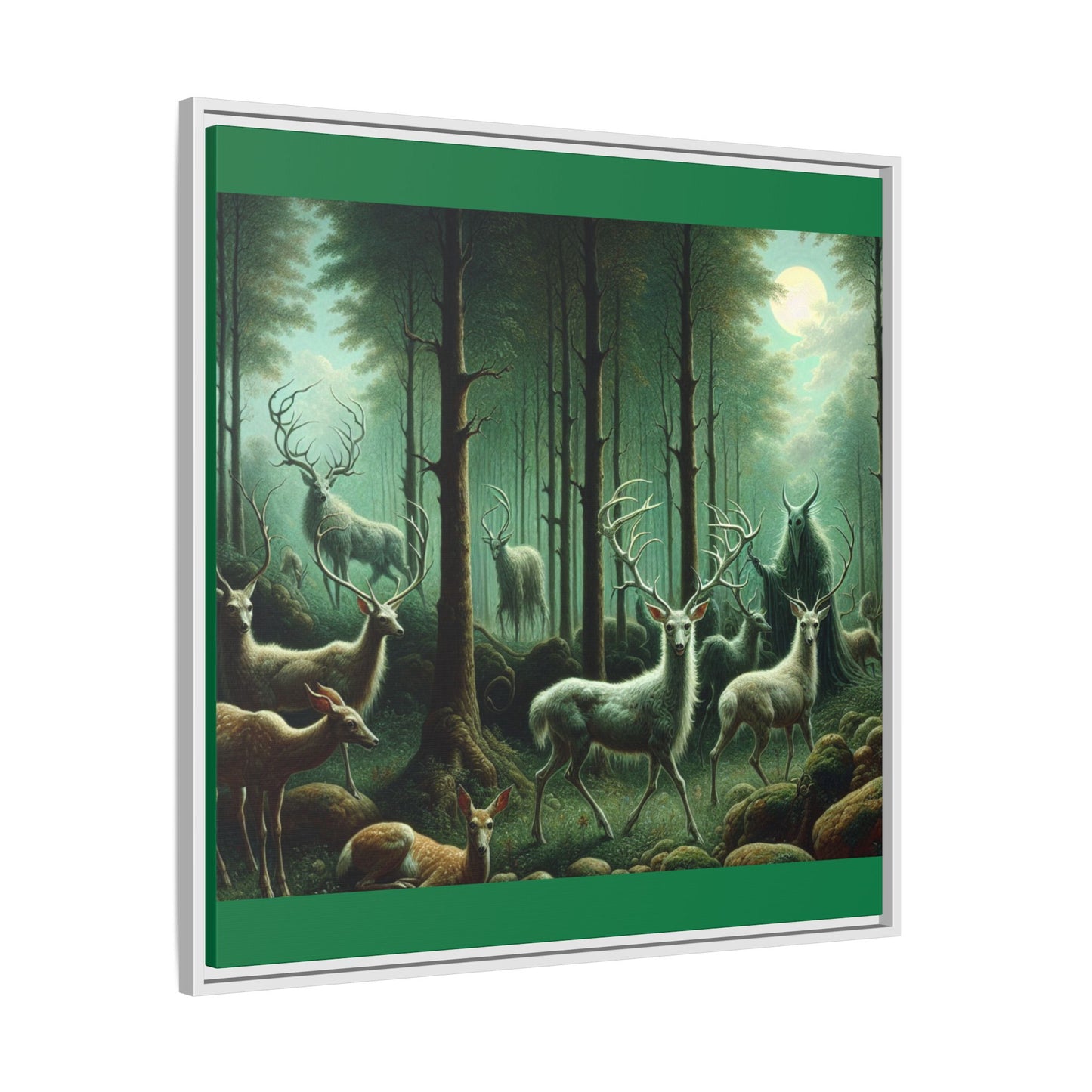 Wendigo Shepherd Canvas, Framed (Multi-color)