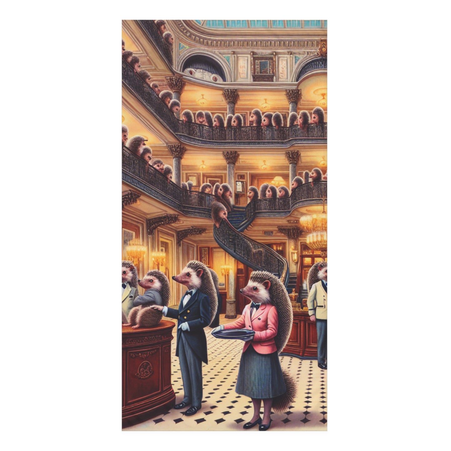 Hedgehog Hotel Towel