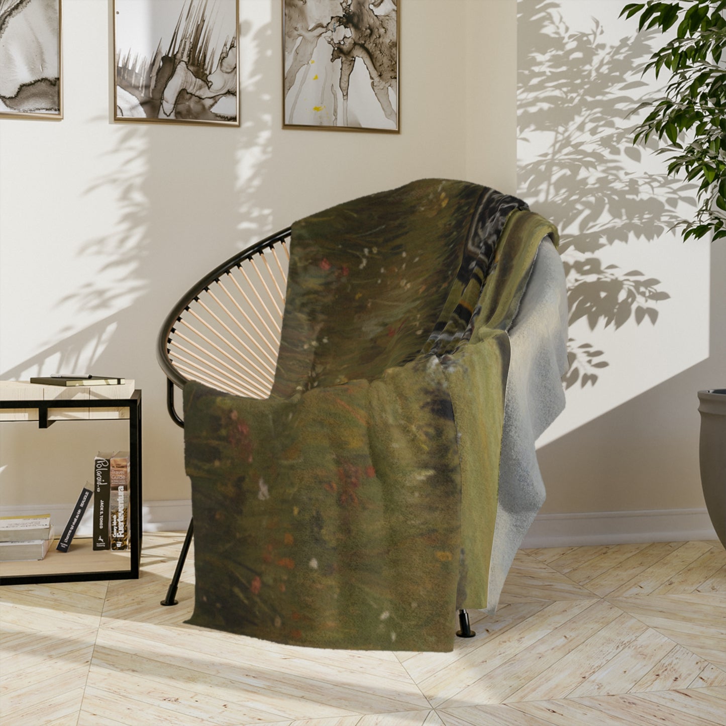 Wild Motorcycles Velveteen Microfiber Blanket