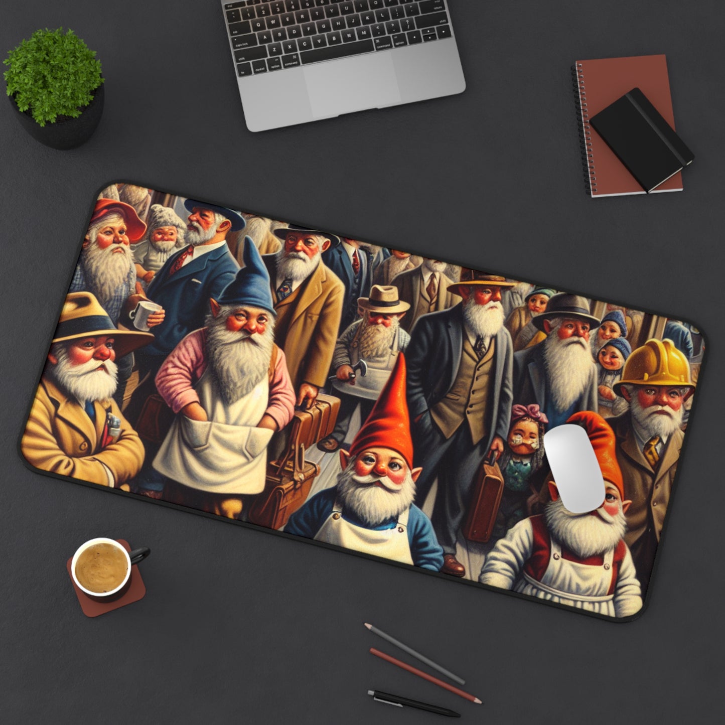The Gnome-mute Home Desk Mat