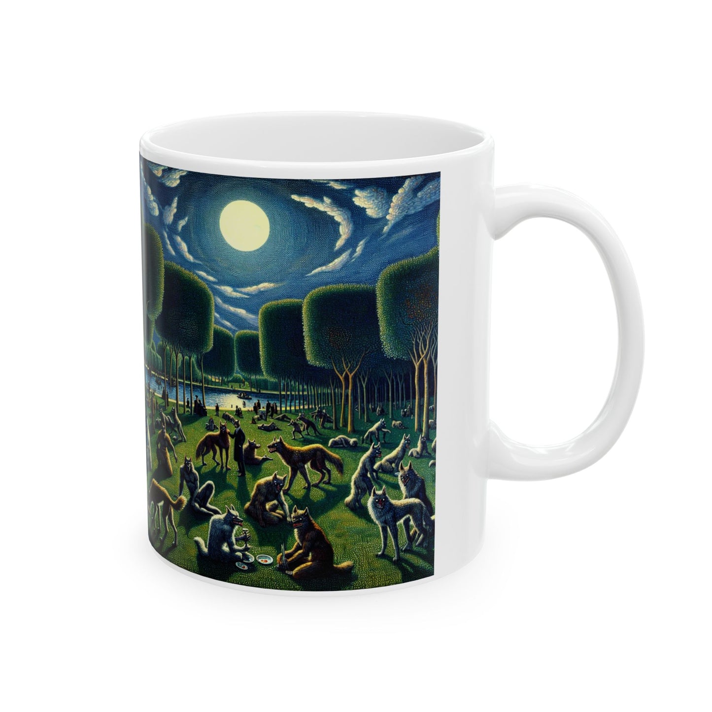 Werewolves at the Waterfront Ceramic Mug