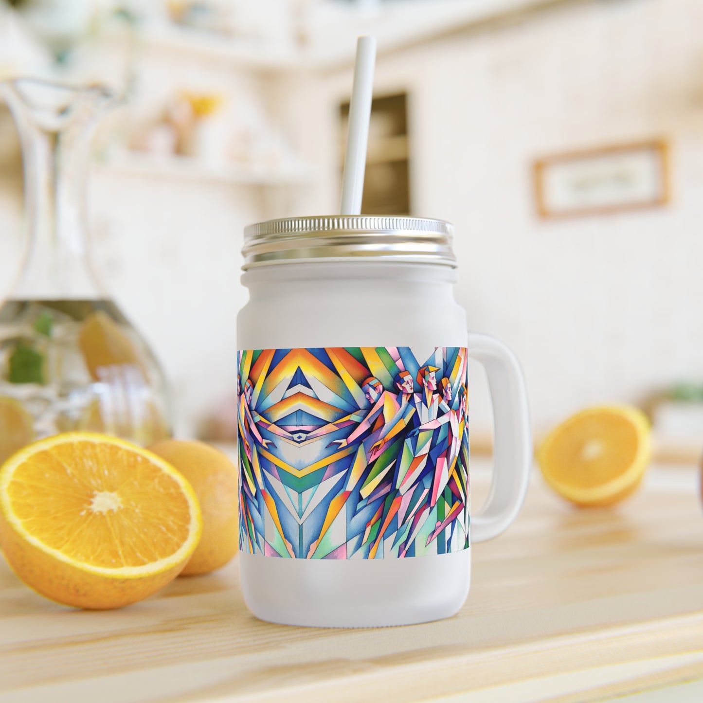 Picasso's Pixies Mason Jar Tumbler