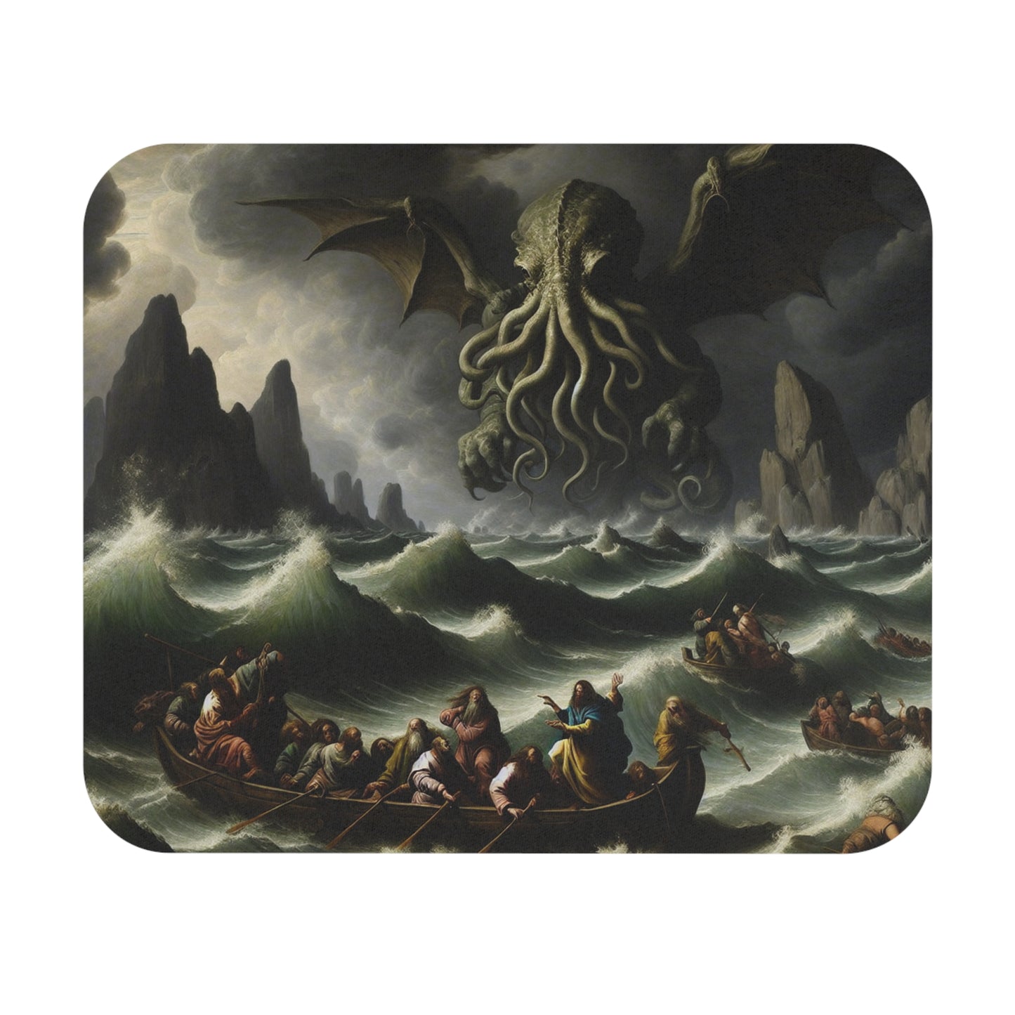 Cthulhu in the Storm Mouse Pad