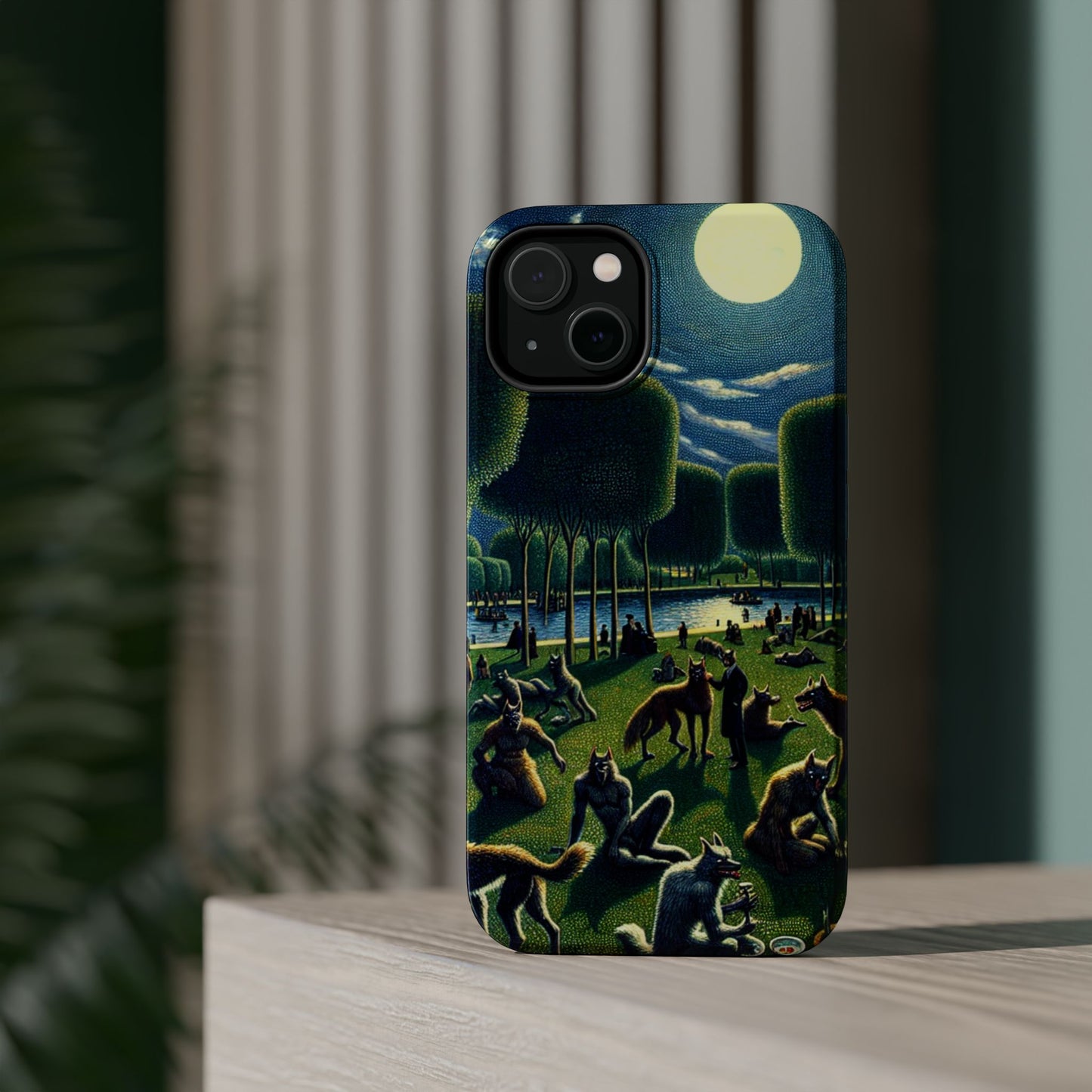 Werewolves at the Waterfront Magnetic iPhone Case