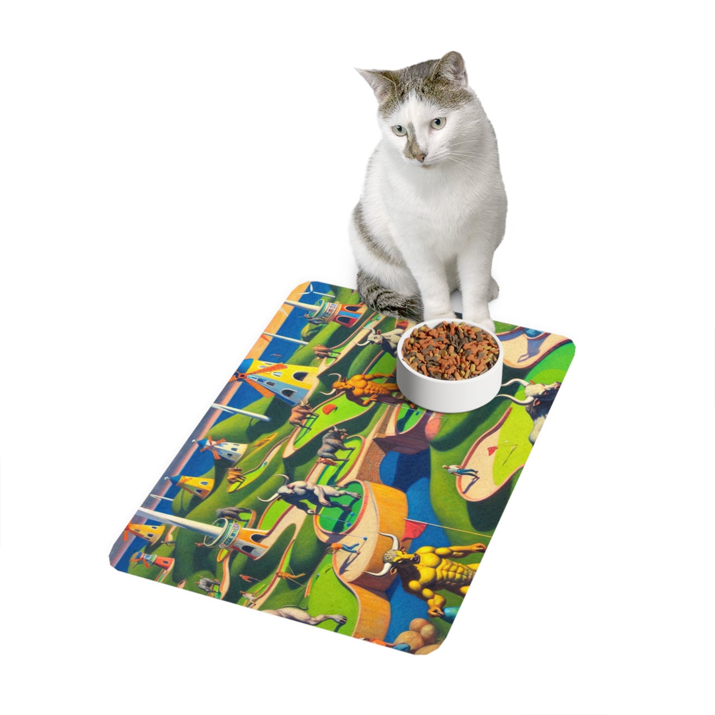 Mini-taur Golf Pet Food Mat