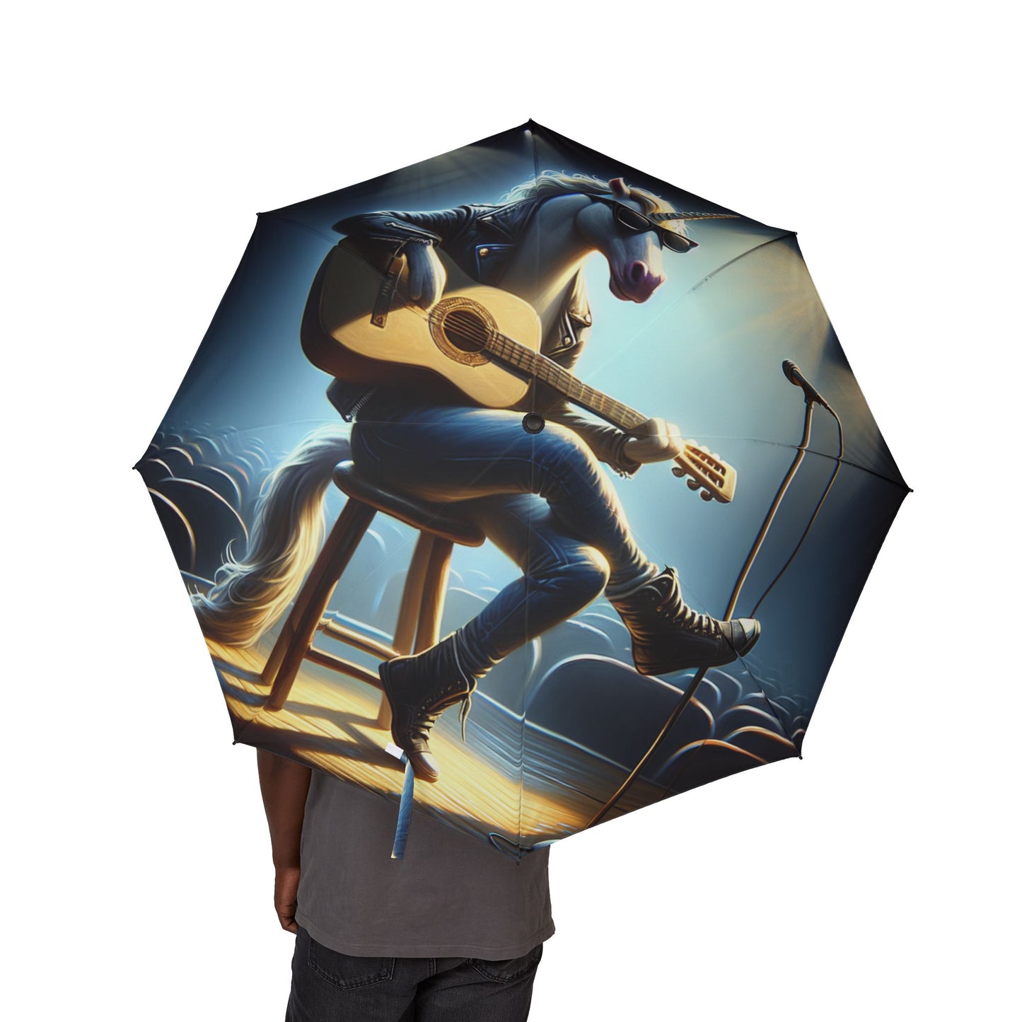 Unicorn Unplugged Semi-Automatic Foldable Umbrella