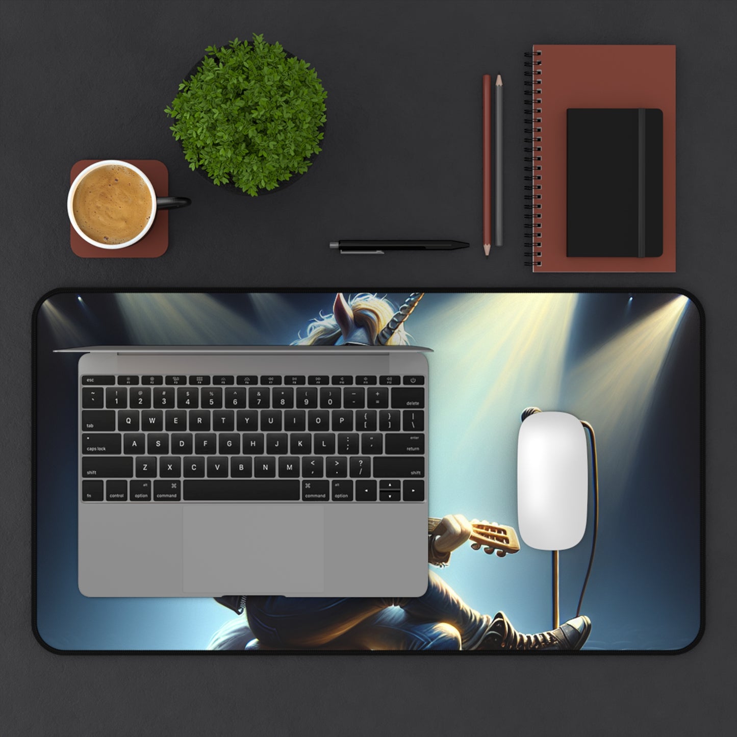 Unicorn Unplugged Desk Mat