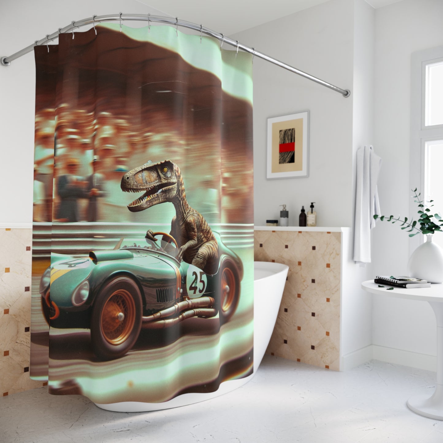Velocity Raptor Shower Curtain
