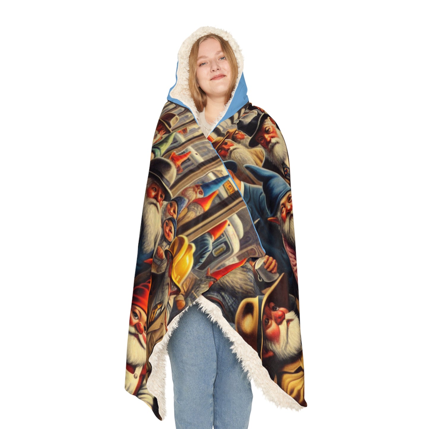 The Gnome-mute Home Snuggle Blanket