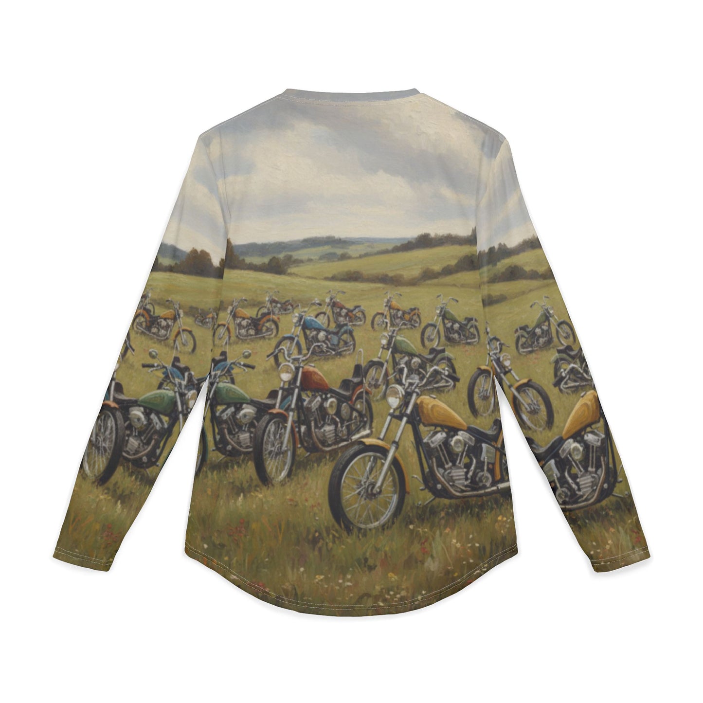 Wild Motorcycles UV protecting All Over Print Long Sleeve Shirt