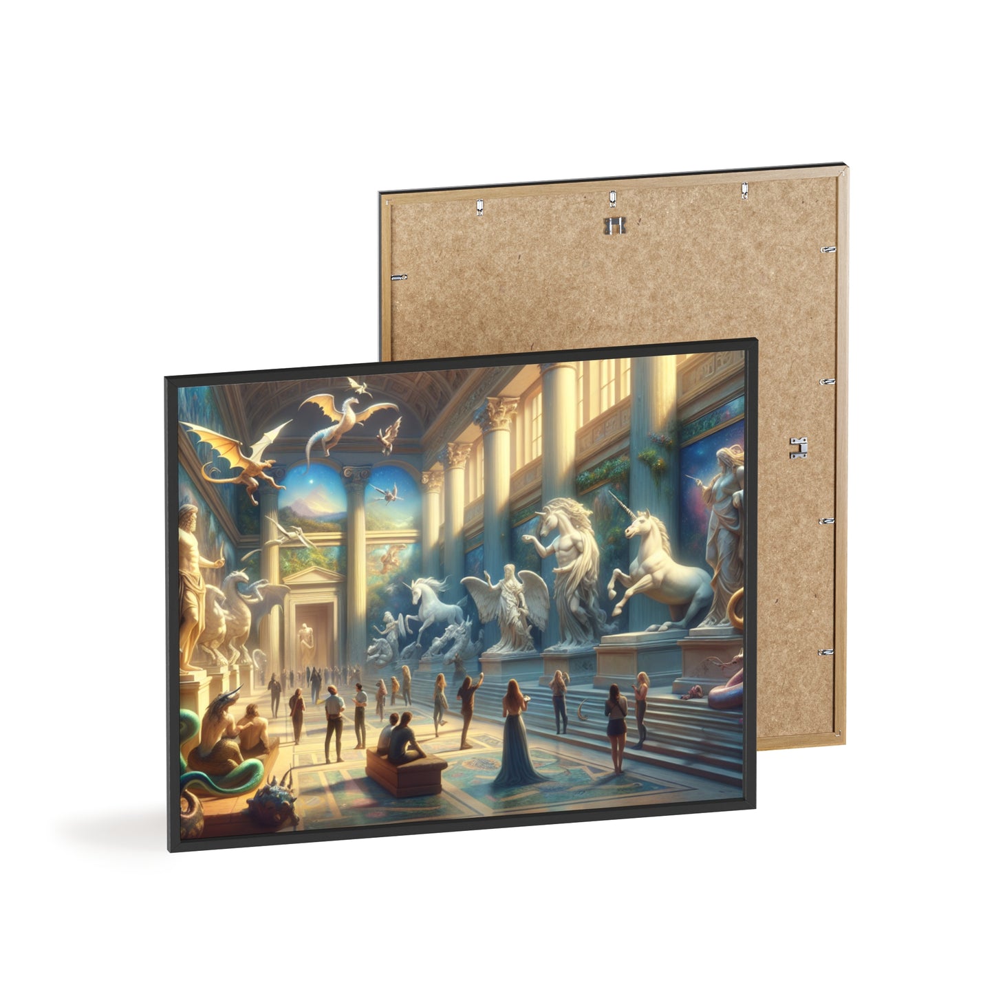 Framed Atlantis Atrium Poster