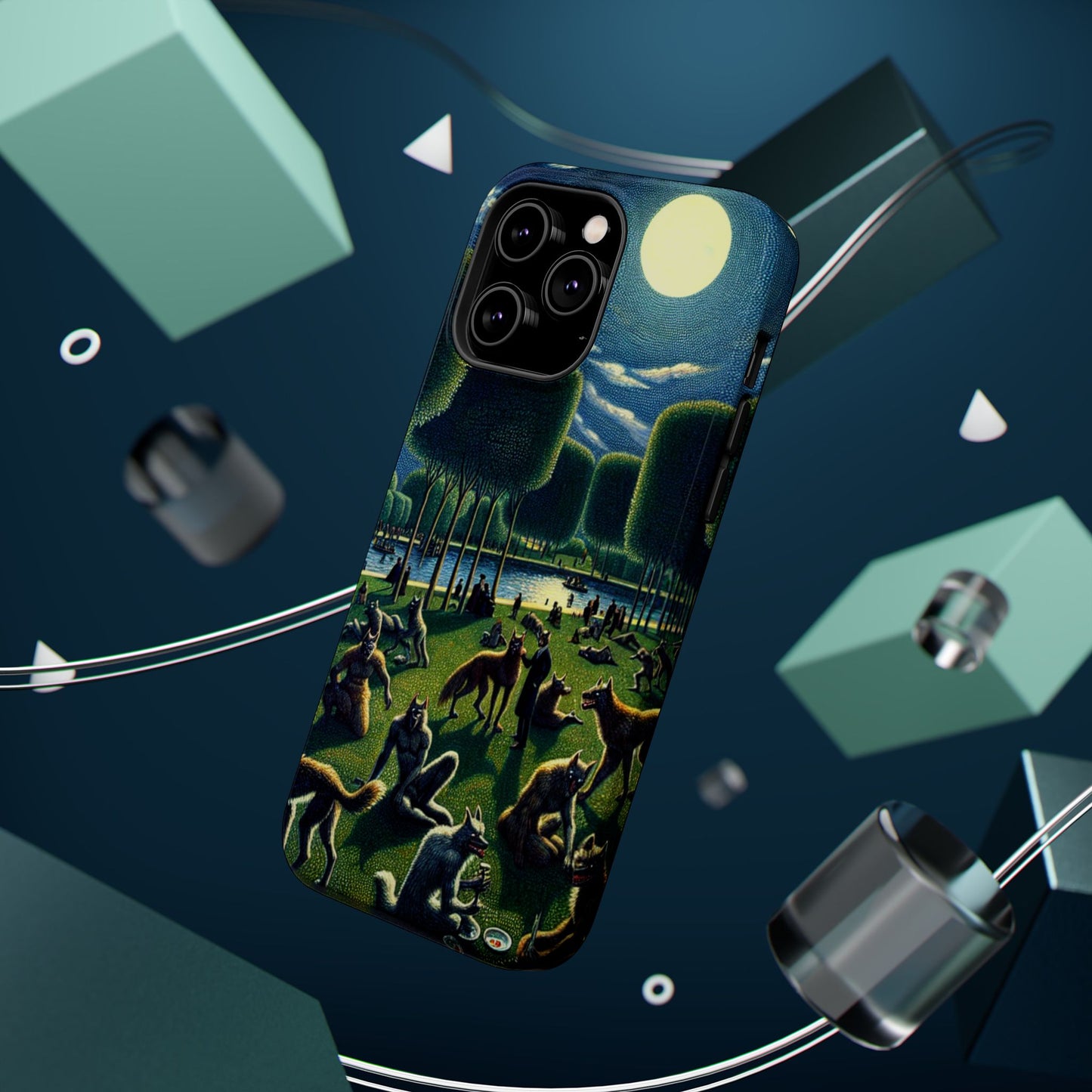 Werewolves at the Waterfront Magnetic iPhone Case