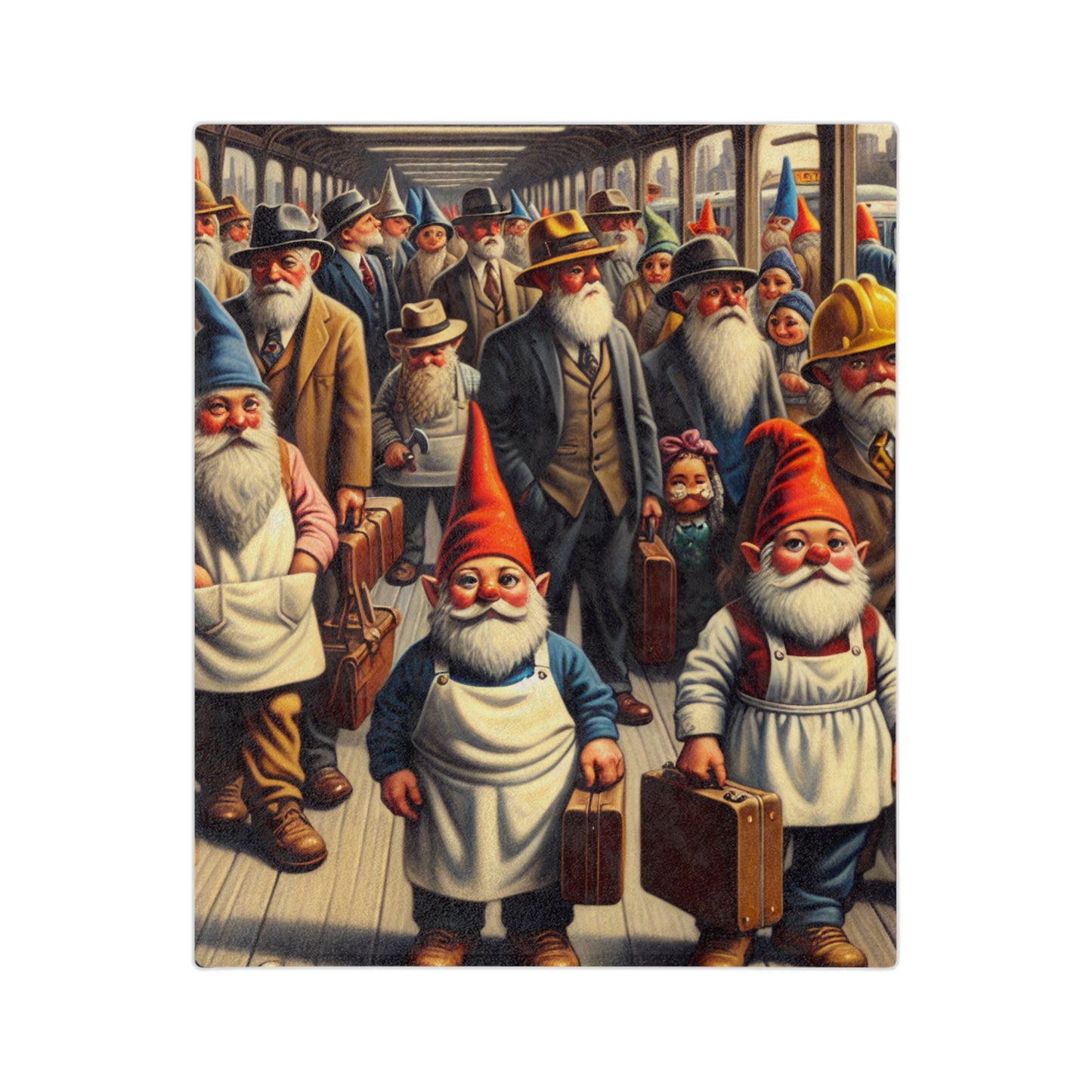 The Gnome-mute Home Velveteen Microfiber Blanket