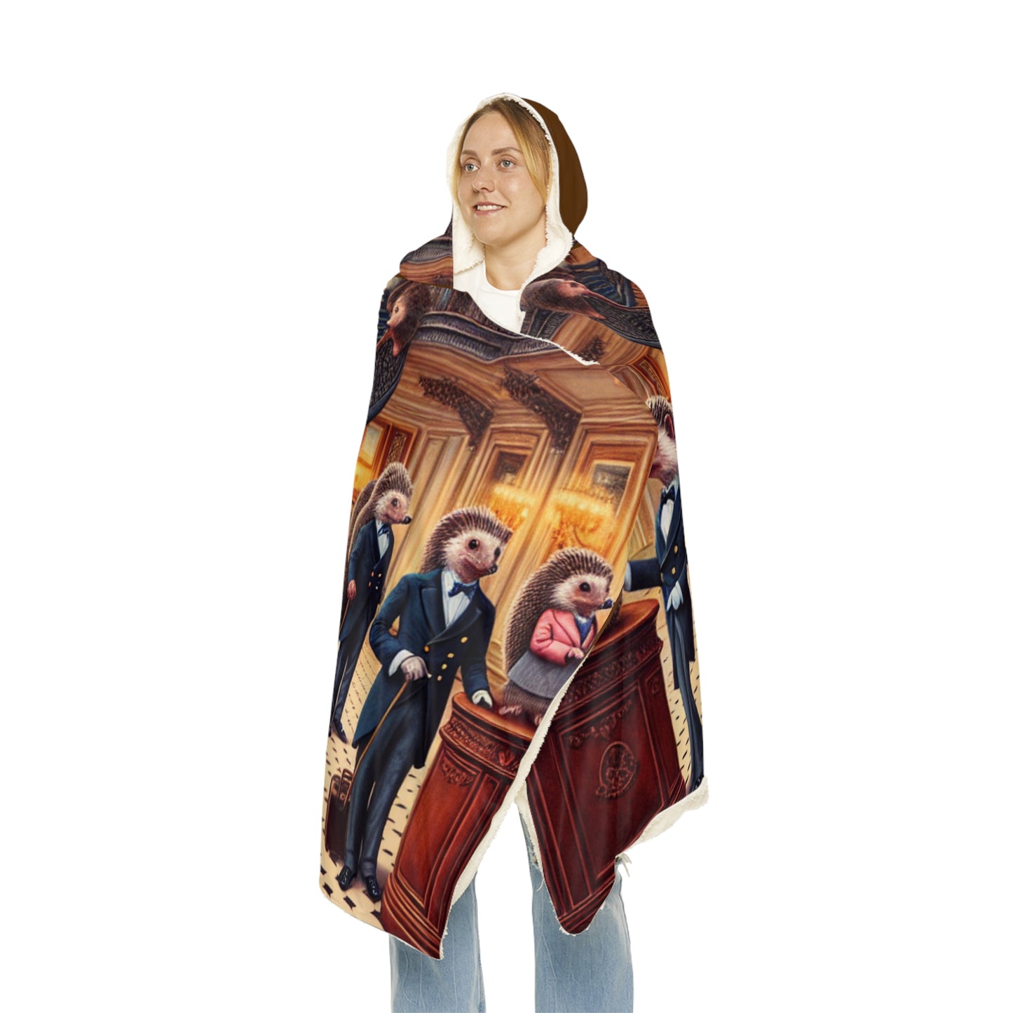 Hedgehog Hotel Snuggle Blanket