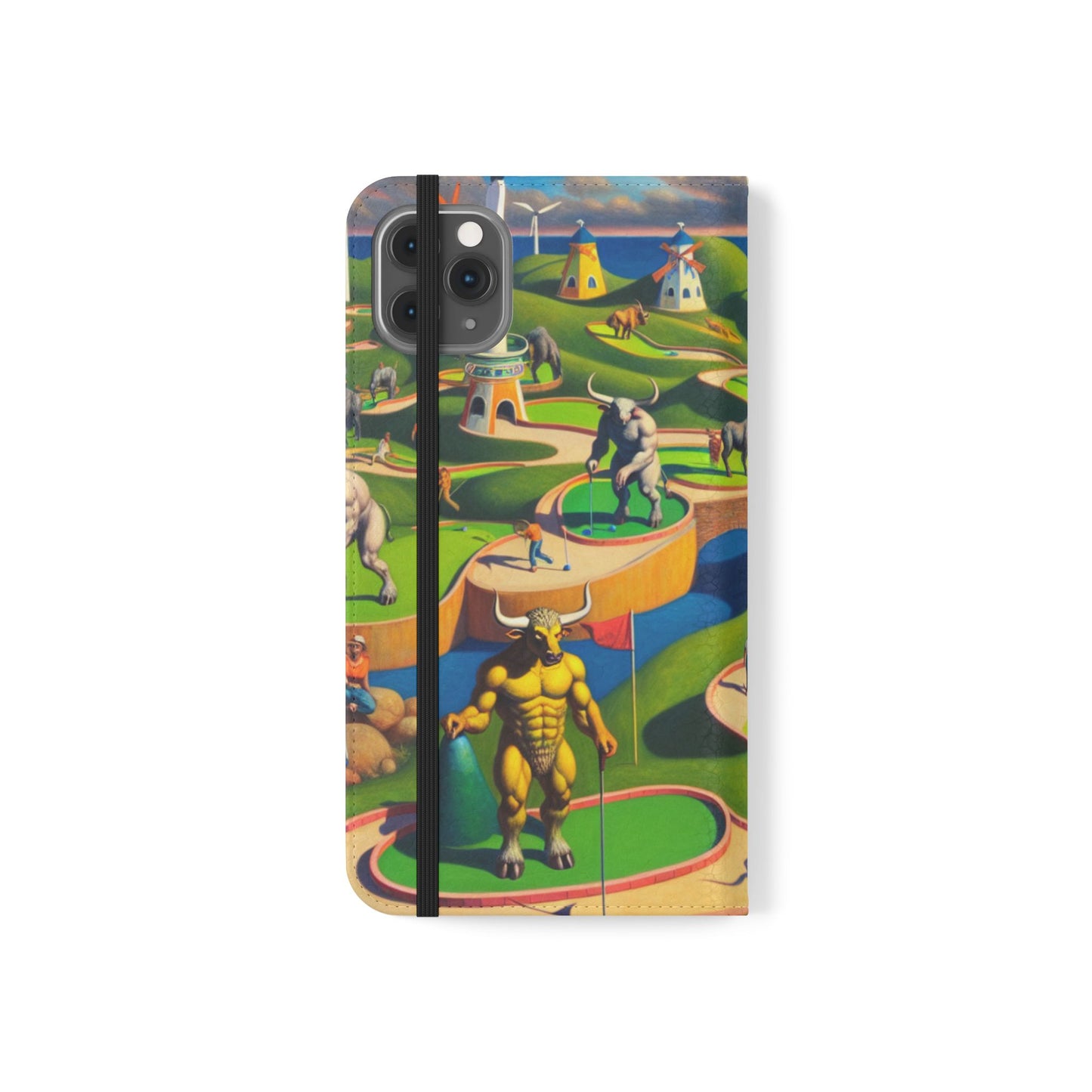 Mini-taur Golf Flip Case - iPhone/Galaxy