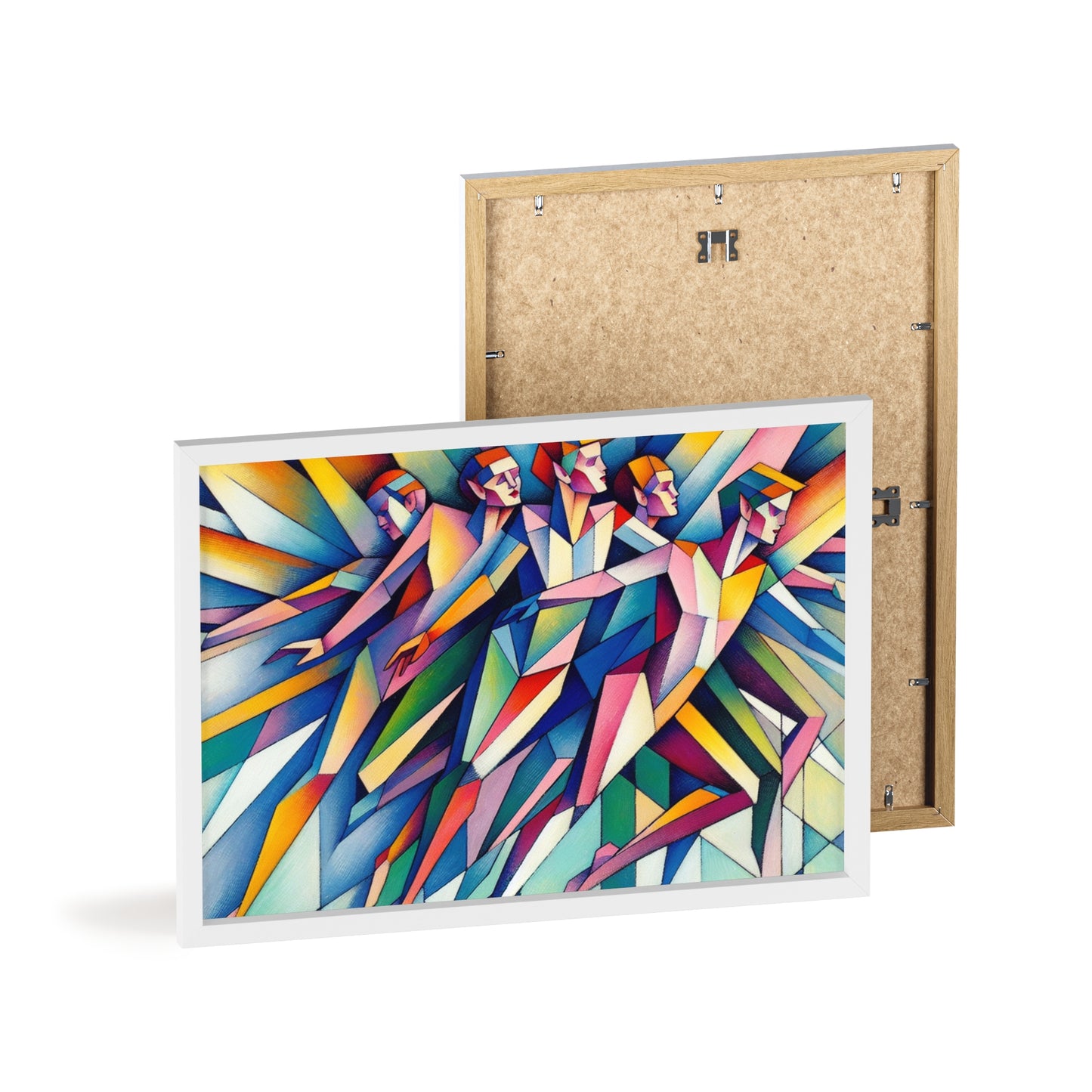 Framed Picasso's Pixies Poster