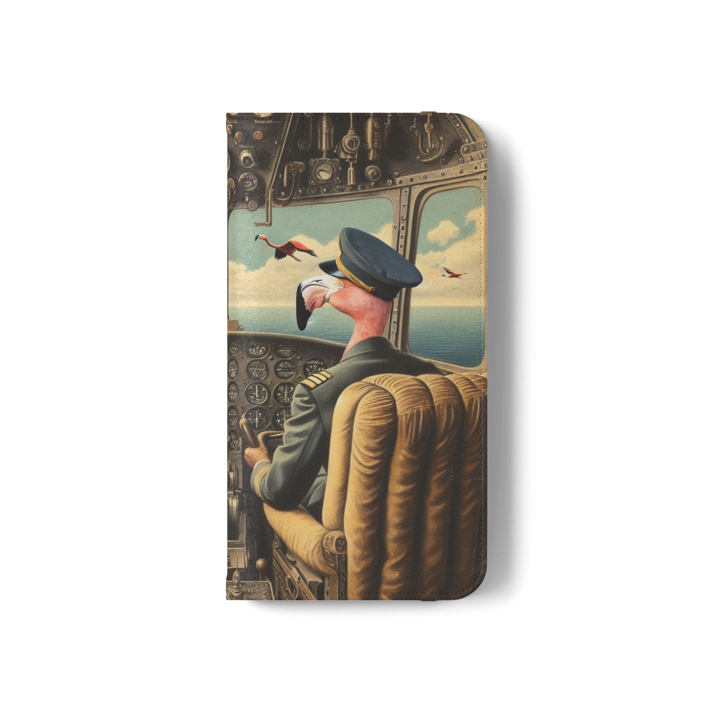 Flamingo Flight Deck Flip Case - iPhone/Galaxy