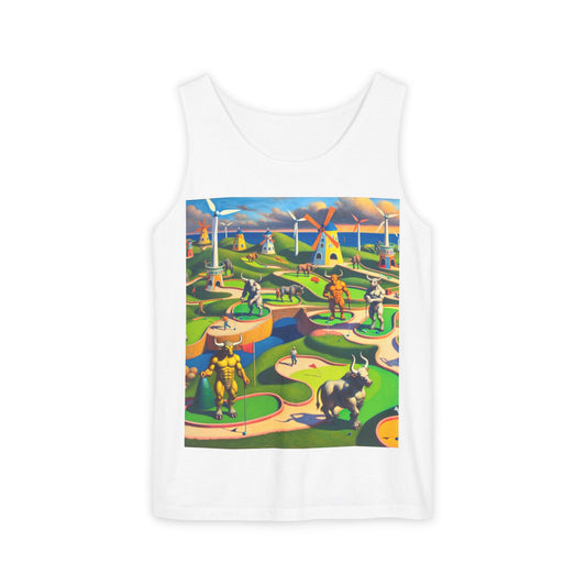 Mini-taur Golf Unisex Tank Top