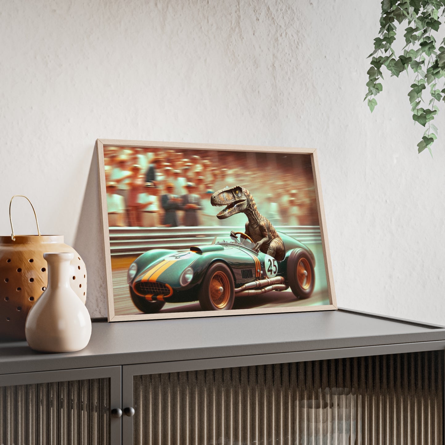 Framed Velocity Raptor Poster