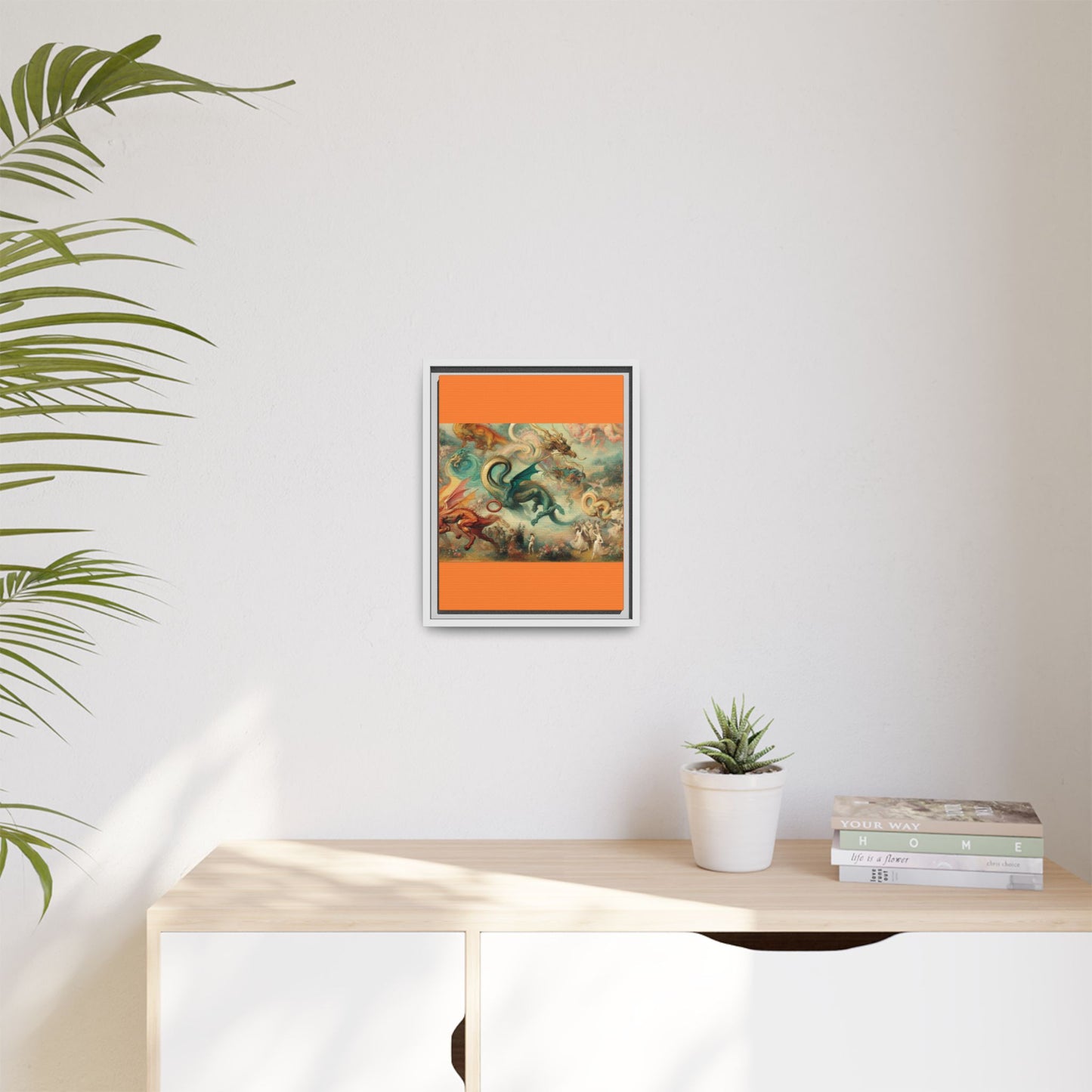 Degas Dreams of Dragons Canvas, Framed (Multi-color)