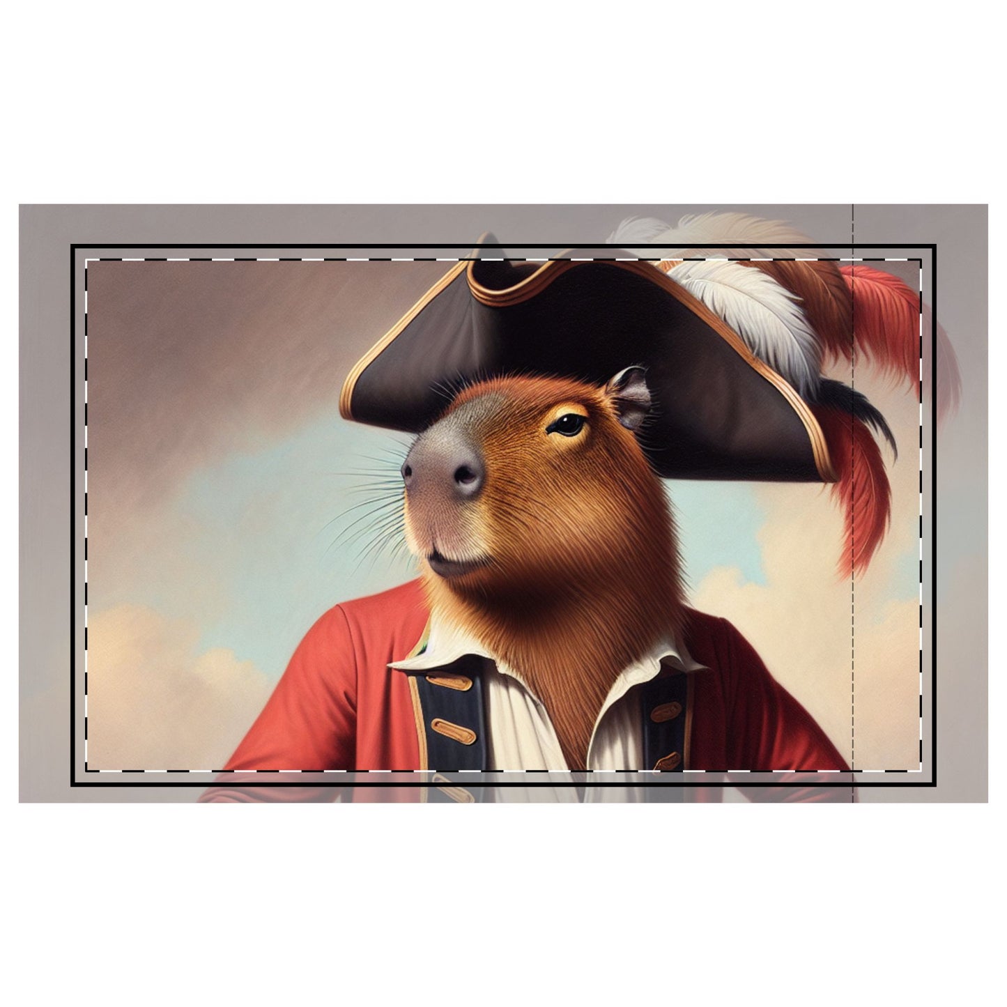 Captain Capybara Microfiber Pillowcase