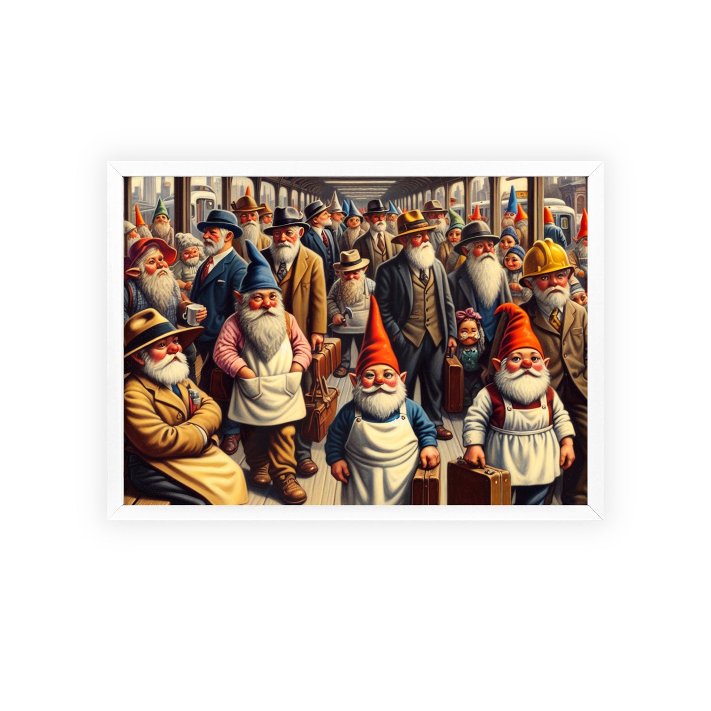 Framed The Gnome-mute Home Poster