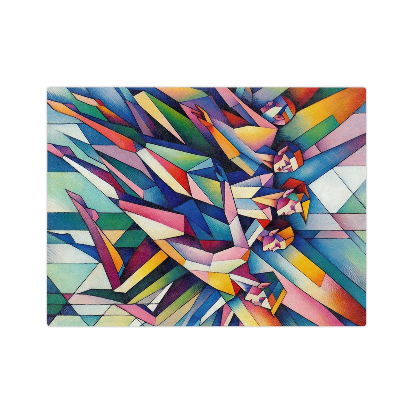 Picasso's Pixies Velveteen Microfiber Blanket