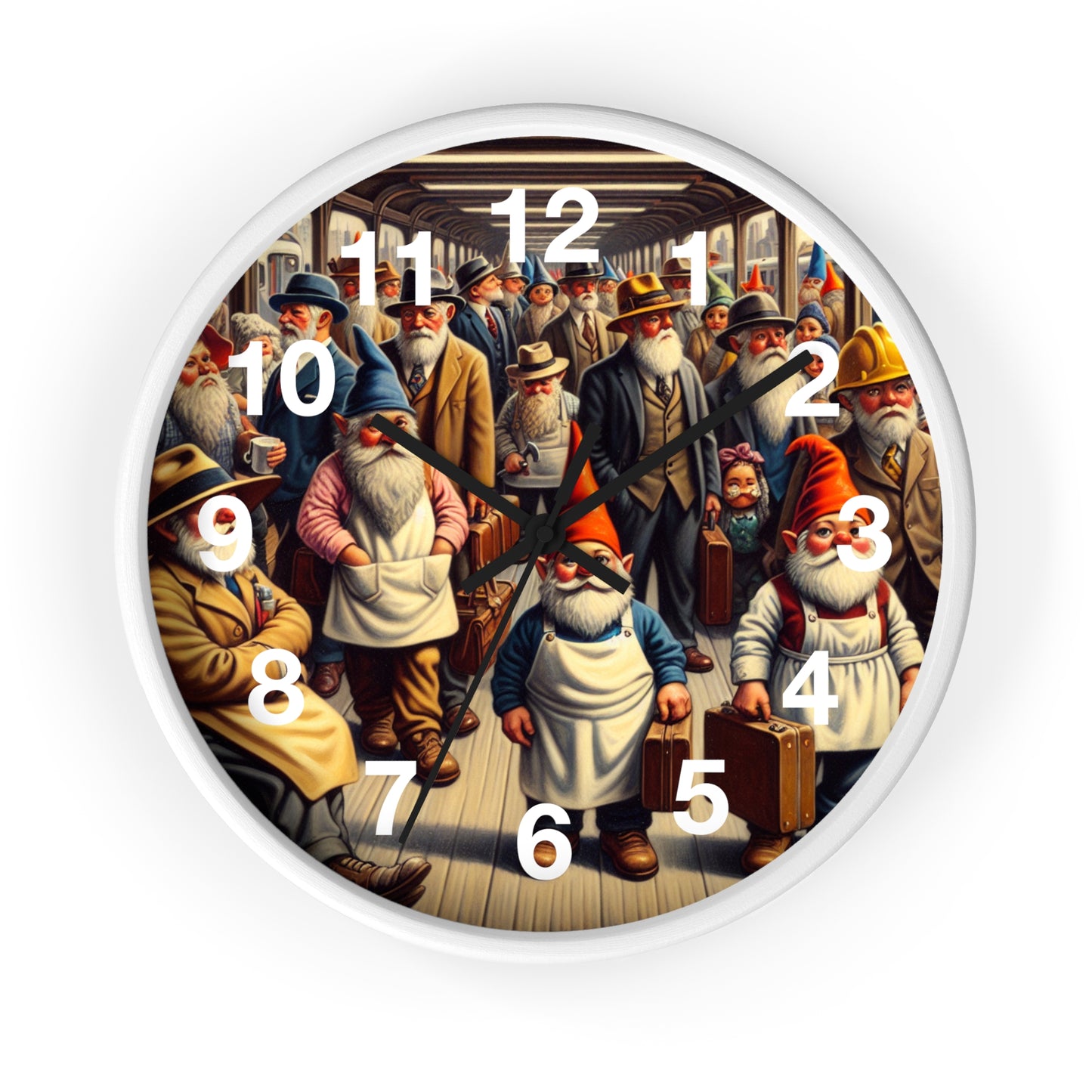 The Gnome-mute Home Wall Clock