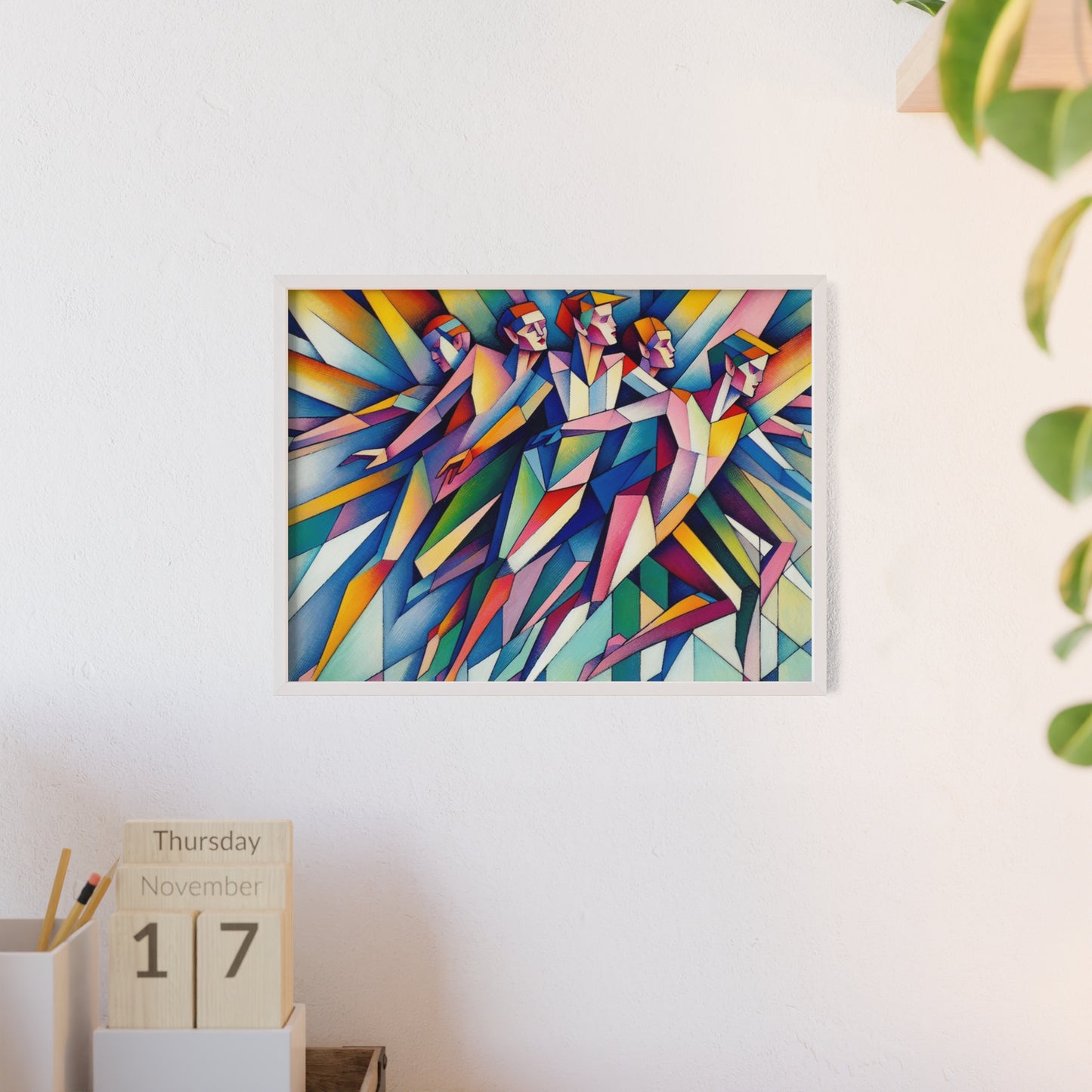 Framed Picasso's Pixies Poster