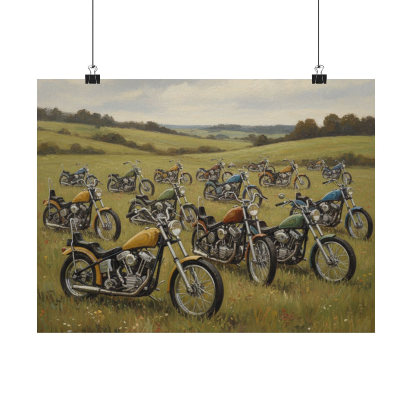Wild Motorcycles Print