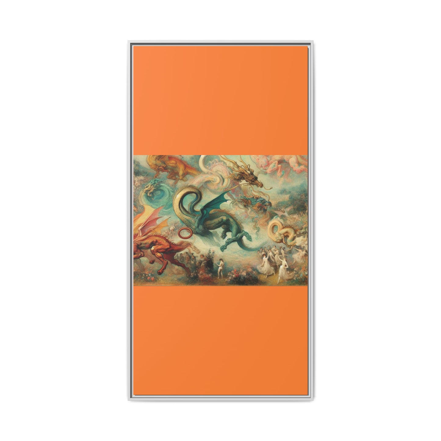 Degas Dreams of Dragons Canvas, Framed (Multi-color)