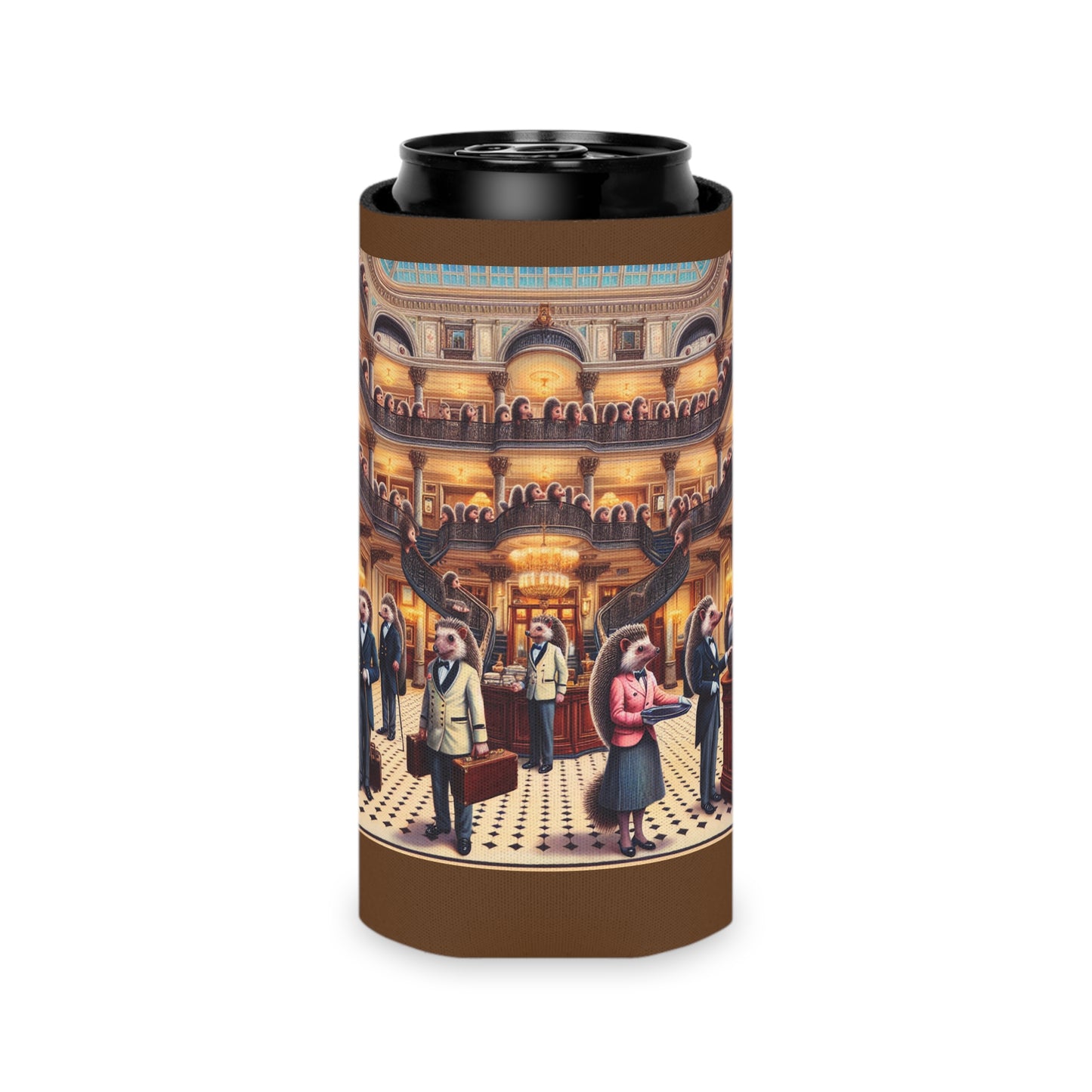 Hedgehog Hotel Can Cooler