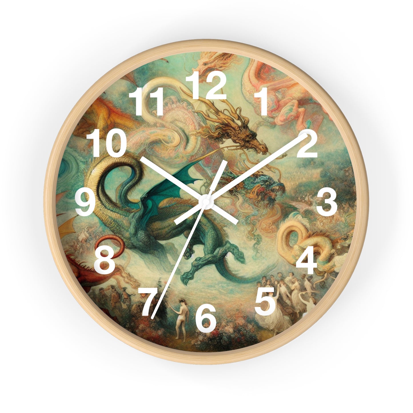 Degas Dreams of Dragons Wall Clock