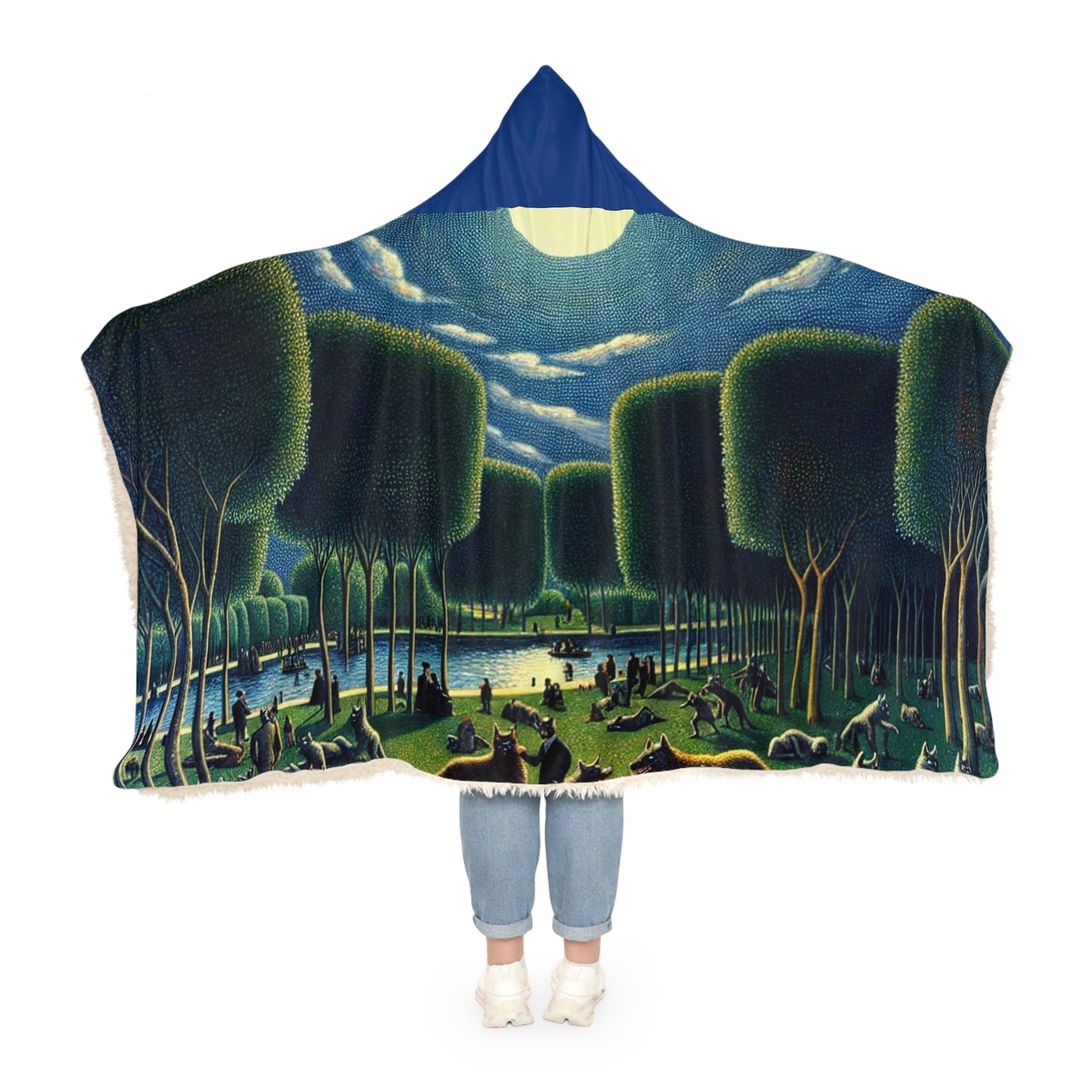 Werewolves at the Waterfront Snuggle Blanket