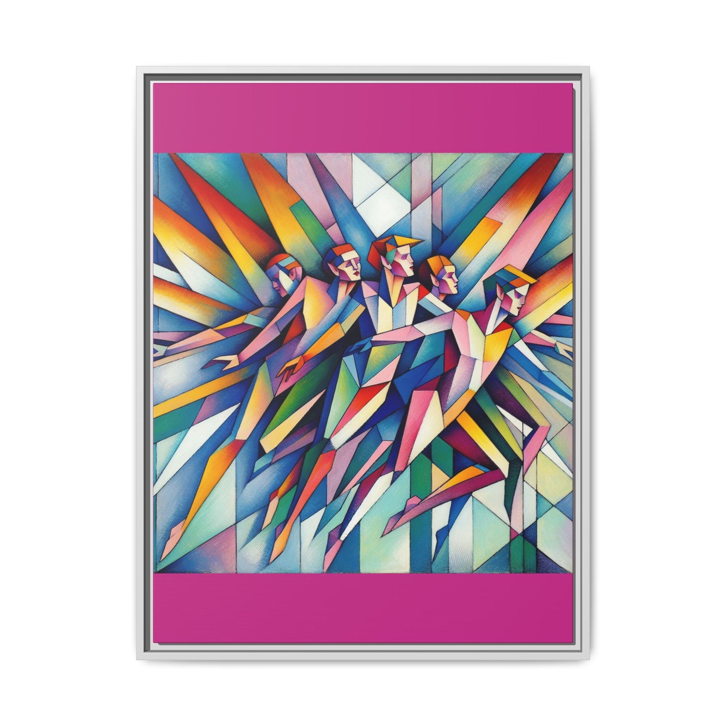 Picasso's Pixies Canvas, Framed (Multi-color)