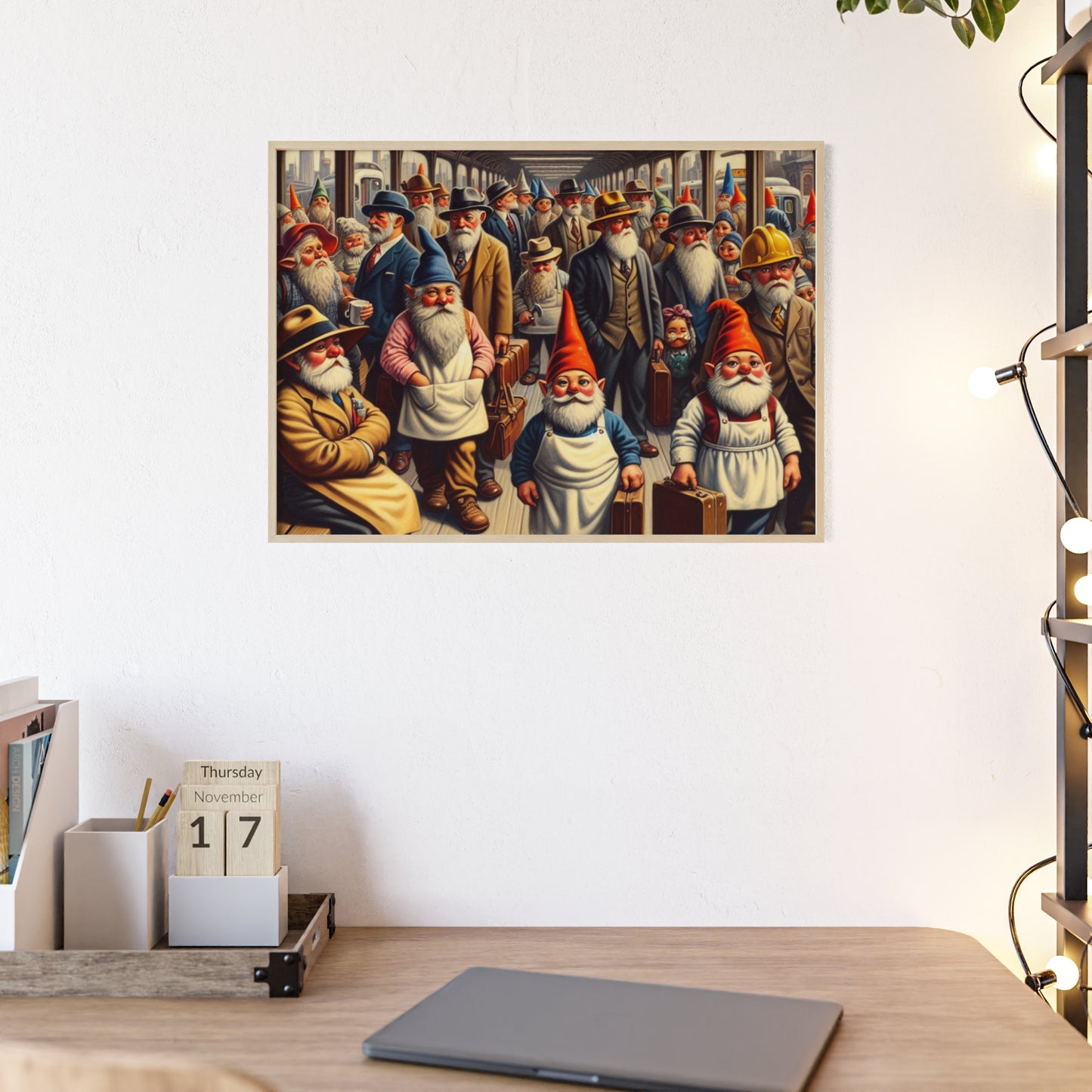 Framed The Gnome-mute Home Poster