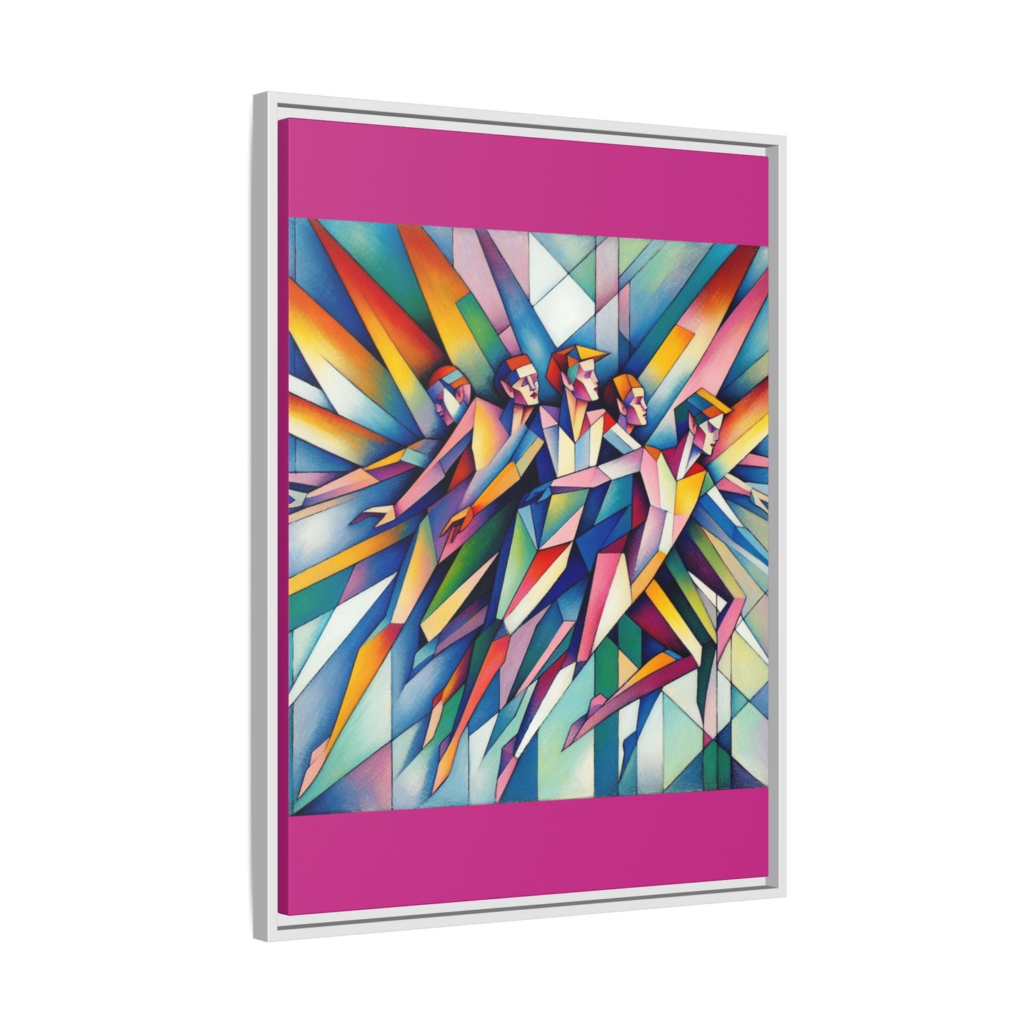 Picasso's Pixies Canvas, Framed (Multi-color)